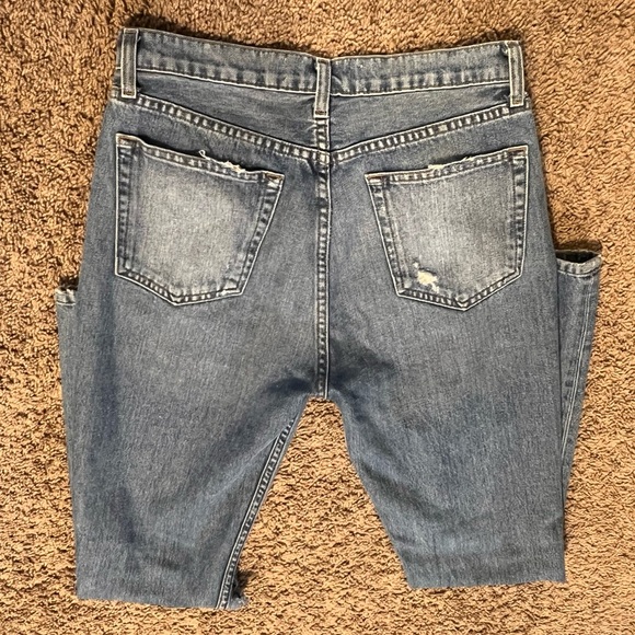 Reformation Julia High Cigarette jeans antigua wash - Picture 4 of 5